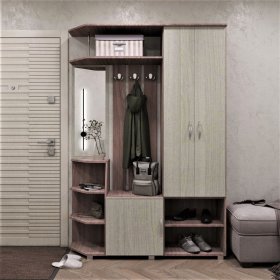 Прихожая Домино ясень шимо в Увате - uvat.mebel-tymen.ru | фото