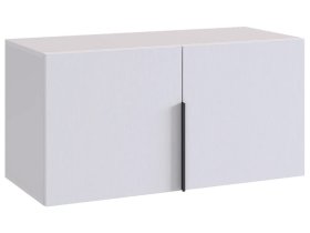 Антресоль двухдверная L800 Баско белое дерево в Увате - uvat.mebel-tymen.ru | фото