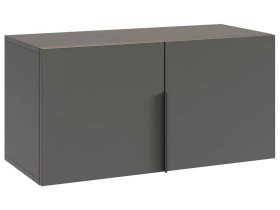 Антресоль двухдверная L800 Баско графит в Увате - uvat.mebel-tymen.ru | фото