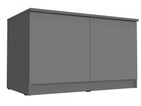 Антресоль-тумба Челси Графит в Увате - uvat.mebel-tymen.ru | фото