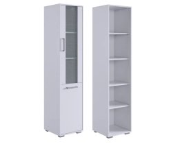 Стеллаж Лайт-2 белый/белый в Увате - uvat.mebel-tymen.ru | фото