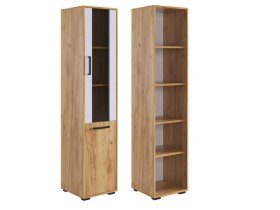 Стеллаж Лайт-2 дуб крафт золотой/белый в Увате - uvat.mebel-tymen.ru | фото