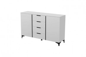 Брента Комод 4 ящика 2 двери Белый в Увате - uvat.mebel-tymen.ru | фото