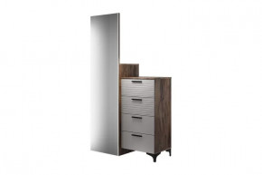 Брента Комод с зеркалом Жемчуг в Увате - uvat.mebel-tymen.ru | фото