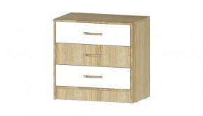 Детская Буратино Комод сонома/белый в Увате - uvat.mebel-tymen.ru | фото