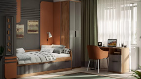 Детская «Хилтон» Дуб Крафт золотой, Графит матовый в Увате - uvat.mebel-tymen.ru | фото