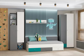 Детская Клео ОК-1, графит, миндаль, океан Диал в Увате - uvat.mebel-tymen.ru | фото