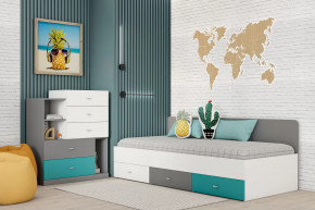 Детская Клео ОК-4, графит, миндаль, океан Диал в Увате - uvat.mebel-tymen.ru | фото