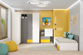 Детская Клео С-3, графит, миндаль, солнечный Диал в Увате - uvat.mebel-tymen.ru | фото