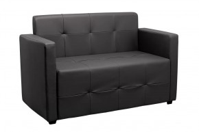 Диван 2-х местный Ситено (черный) в Увате - uvat.mebel-tymen.ru | фото
