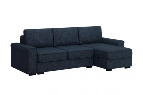 Диван-кровать угловой "Леон" сапфировый в Увате - uvat.mebel-tymen.ru | фото