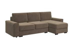 Диван-кровать угловой "Леон" серо-бежевый в Увате - uvat.mebel-tymen.ru | фото