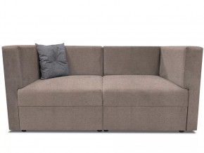 Диван модульный прямой Бергамо две секции Savana Plus Mocca кат. 1 в Увате - uvat.mebel-tymen.ru | фото