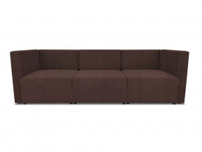 Диван модульный прямой Бергамо три секции Dream Chocolate кат. 3 в Увате - uvat.mebel-tymen.ru | фото