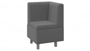 Диван угловой «Каир» Исп.2 Велюр Camaro 18 (серый) в Увате - uvat.mebel-tymen.ru | фото