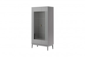 Фарго Шкаф витрина ШР-2 Антрацит в Увате - uvat.mebel-tymen.ru | фото