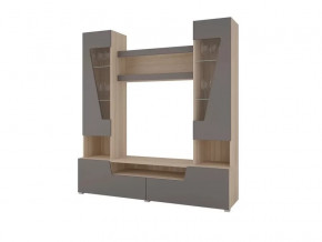 Гостиная Анталия 2 Сонома - Графит софт в Увате - uvat.mebel-tymen.ru | фото