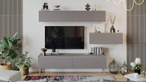 Гостиная «Глосс» №6 Баттл Рок, Бежевый в Увате - uvat.mebel-tymen.ru | фото