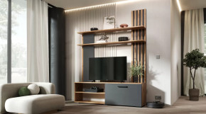 Гостиная Каролина Дуб Вотан/Графит в Увате - uvat.mebel-tymen.ru | фото