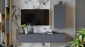 Гостиная «Порто» №5 Яблоня Беллуно, Графит софт в Увате - uvat.mebel-tymen.ru | фото