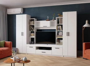 Гостиная СИДНЕЙ-2 (ш3000*г470*в2000мм), ЛДСП Белый в Увате - uvat.mebel-tymen.ru | фото