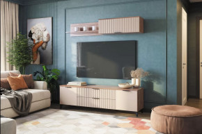 Гостиная Тоскана №1, дуб табачный/бисквит в Увате - uvat.mebel-tymen.ru | фото