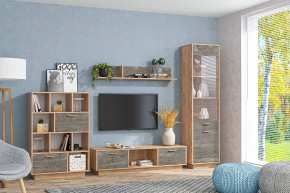 Гостиная Эго, набор №КТ-1, дуб крафт золотой/камень темный Диал в Увате - uvat.mebel-tymen.ru | фото