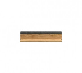 GRACE полка POL98 (Дуб наварра/Графит) в Увате - uvat.mebel-tymen.ru | фото