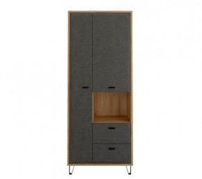 GRACE шкаф REG2D2S (Дуб наварра/Графит) в Увате - uvat.mebel-tymen.ru | фото