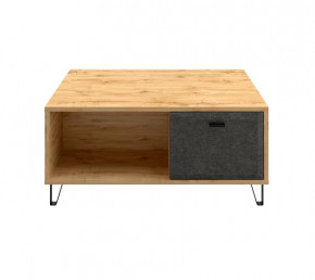 GRACE стол журнальный LAW2D (Дуб наварра/Графит) в Увате - uvat.mebel-tymen.ru | фото