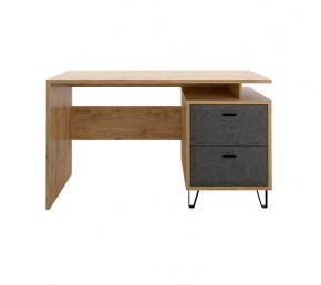 GRACE стол письменный BIU2S  (Дуб наварра/Графит) в Увате - uvat.mebel-tymen.ru | фото