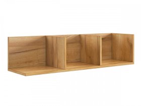 Полка навесная 2 Рич дуб крафт золотой в Увате - uvat.mebel-tymen.ru | фото