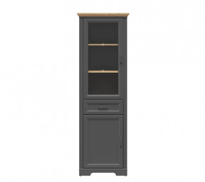 JASMIN шкаф REG1W1D1S (Графит/ Дуб артизан) в Увате - uvat.mebel-tymen.ru | фото