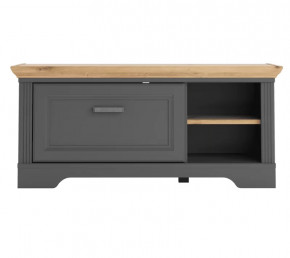 JASMIN тумба KOM1S (Графит/ Дуб артизан ) в Увате - uvat.mebel-tymen.ru | фото