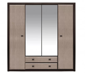 КОЕН шкаф с зеркалом SZF4D2S (Венге/Штрокс) в Увате - uvat.mebel-tymen.ru | фото