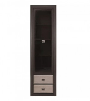 КОЕН шкаф-витрина REG1W2S (Венге/Штрокс) в Увате - uvat.mebel-tymen.ru | фото