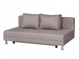 Диван Комфорт Лайт без подлокотников 2 подушки латте в Увате - uvat.mebel-tymen.ru | фото