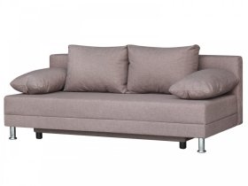 Диван Комфорт без подлокотников 4 подушки латте в Увате - uvat.mebel-tymen.ru | фото