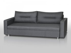 Диван Комфорт с прямыми подлокотниками графит в Увате - uvat.mebel-tymen.ru | фото