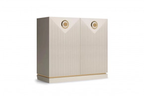 Комод 2-дверный "Капри" Сатин/Сатин в Увате - uvat.mebel-tymen.ru | фото