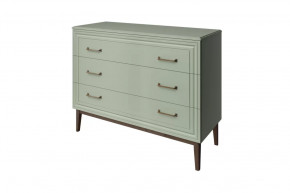 Комод 3 ящика Гориция Зелёный самшит в Увате - uvat.mebel-tymen.ru | фото