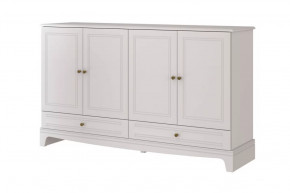 Комод 4 двери + 2 ящика Лорето Персидский жемчуг/Лак Льняной в Увате - uvat.mebel-tymen.ru | фото