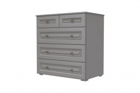 Комод 5 ящиков Олимп Серый шифер/Антрацит в Увате - uvat.mebel-tymen.ru | фото