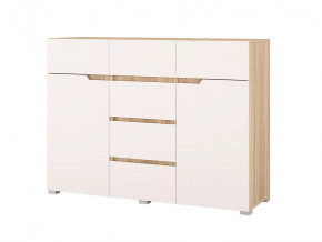 Комод Анталия 1200 Сонома-Белый софт в Увате - uvat.mebel-tymen.ru | фото