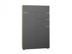 Комод Анталия Сонома-Графит софт в Увате - uvat.mebel-tymen.ru | фото