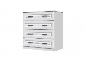 Комод "Кантри" 4 ящика, белый в Увате - uvat.mebel-tymen.ru | фото