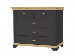 Комод Лиана-1 Дуб Крафт Золотой/Графит в Увате - uvat.mebel-tymen.ru | фото