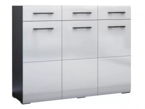 Комод Ненси Венге-Белый глянец в Увате - uvat.mebel-tymen.ru | фото