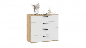 Комод «Нео» Дуб Крафт золотой, Белый в Увате - uvat.mebel-tymen.ru | фото