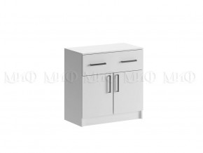 Комод с ящиком 2-мя дверьми Басямиф, белый в Увате - uvat.mebel-tymen.ru | фото